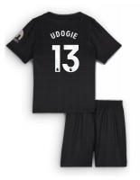 Tottenham Hotspur Destiny Udogie #13 Bortedraktsett Barn 2025-26 Korte ermer (+ bukser)